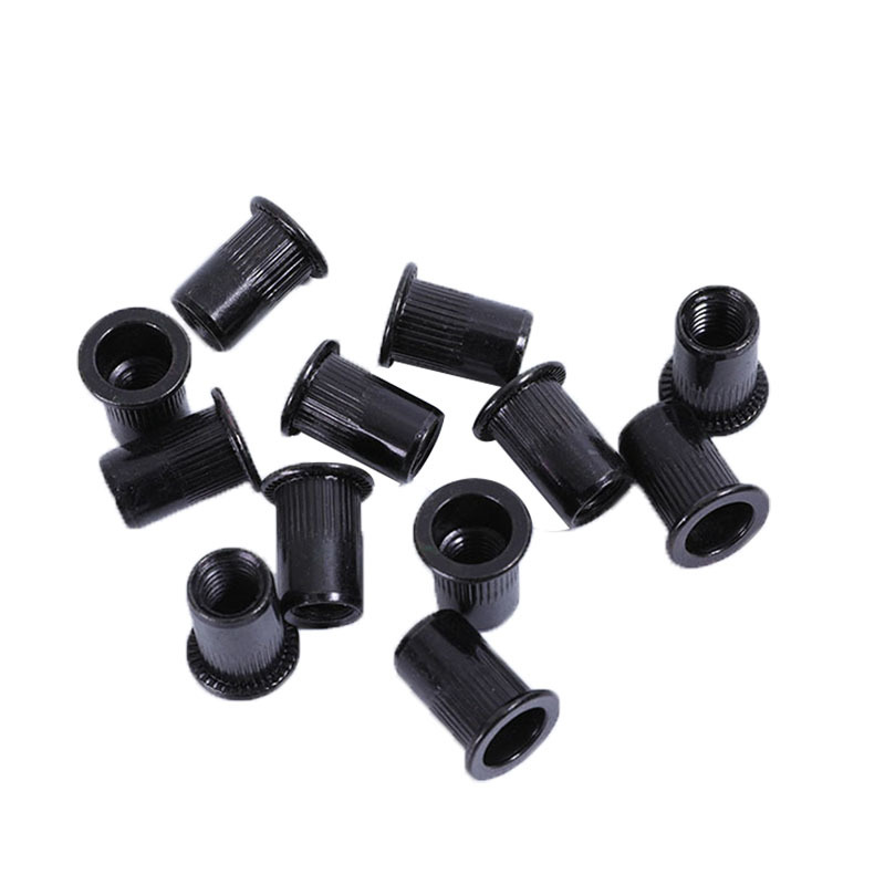 High Strength Grade 4 8 10 12 Steel Black Oxide DIN7340 Rivet Nuts