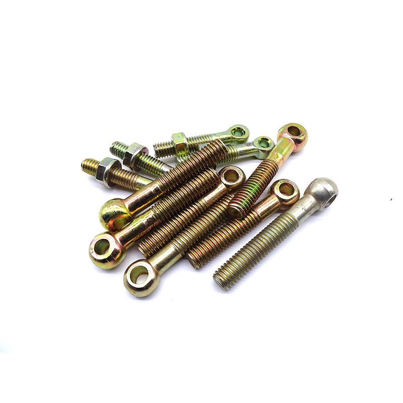 High Strength Grade 4.8 8.8 10.9 12.9 Steel Yellow Zinc Plated DIN444 Eye Bolts