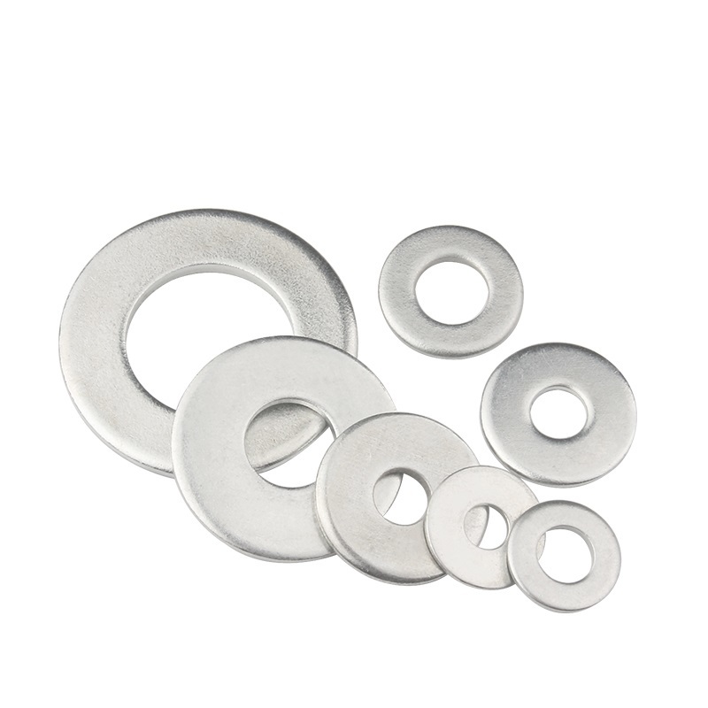 Blue White Zinc Plated Steel DIN125 Flat Washers