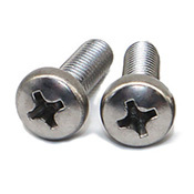 Cross pan head machine screw