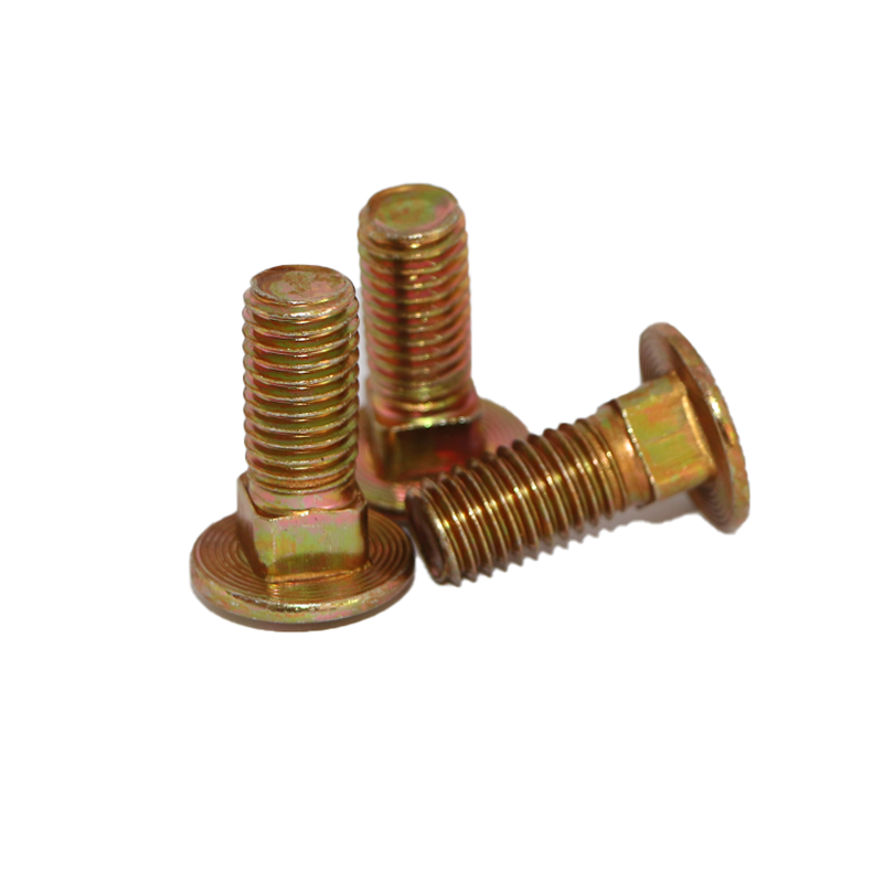 High Strength Grade 4.8 8.8 10.9 12.9 Yellow Zinc Plated DIN603 Carriage Bolts