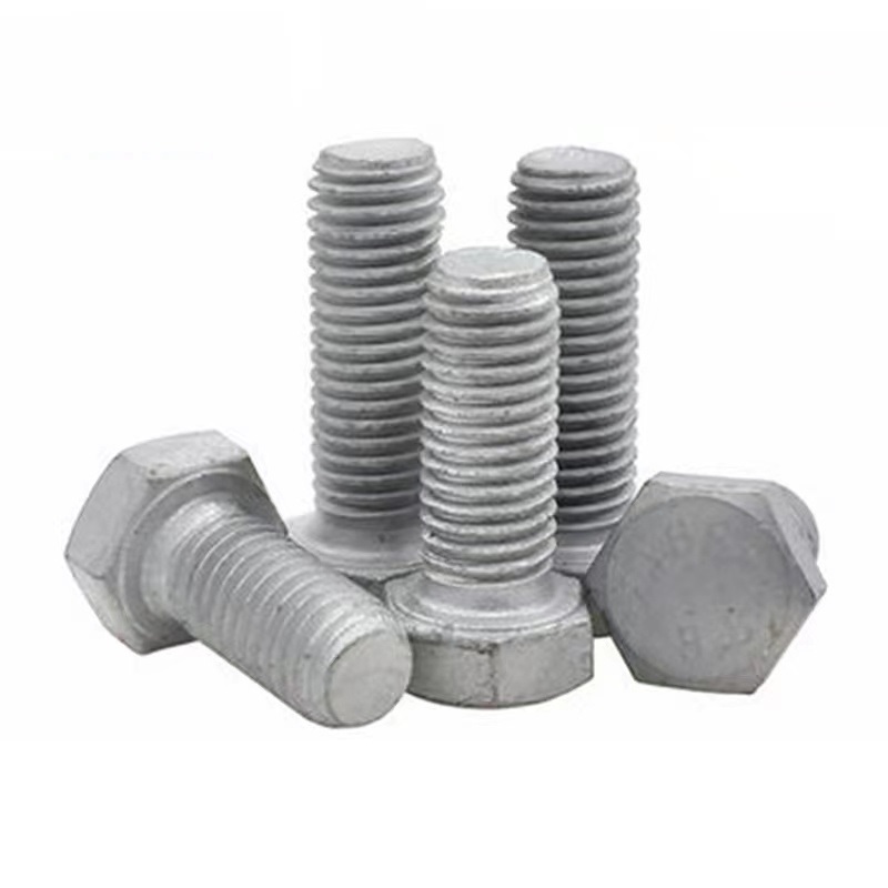 High Strength Grade 8.8 10.9 12.9 Steel DIN931 DIN933 Hot Dip Galvanized HDG Hex Bolts