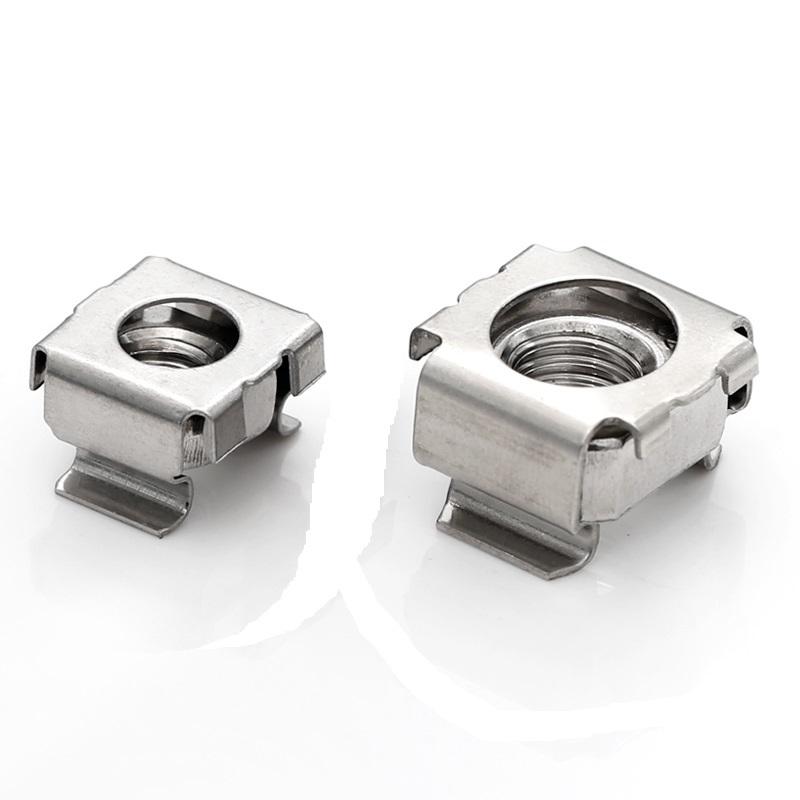 High Strength Grade 4 8 10 12 Steel Galvanized Blue White Zinc Plated Cage Nuts
