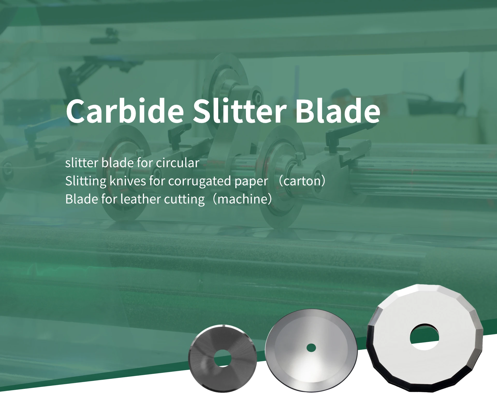 Precision Carbide Slitter Blades by Otmas Blade