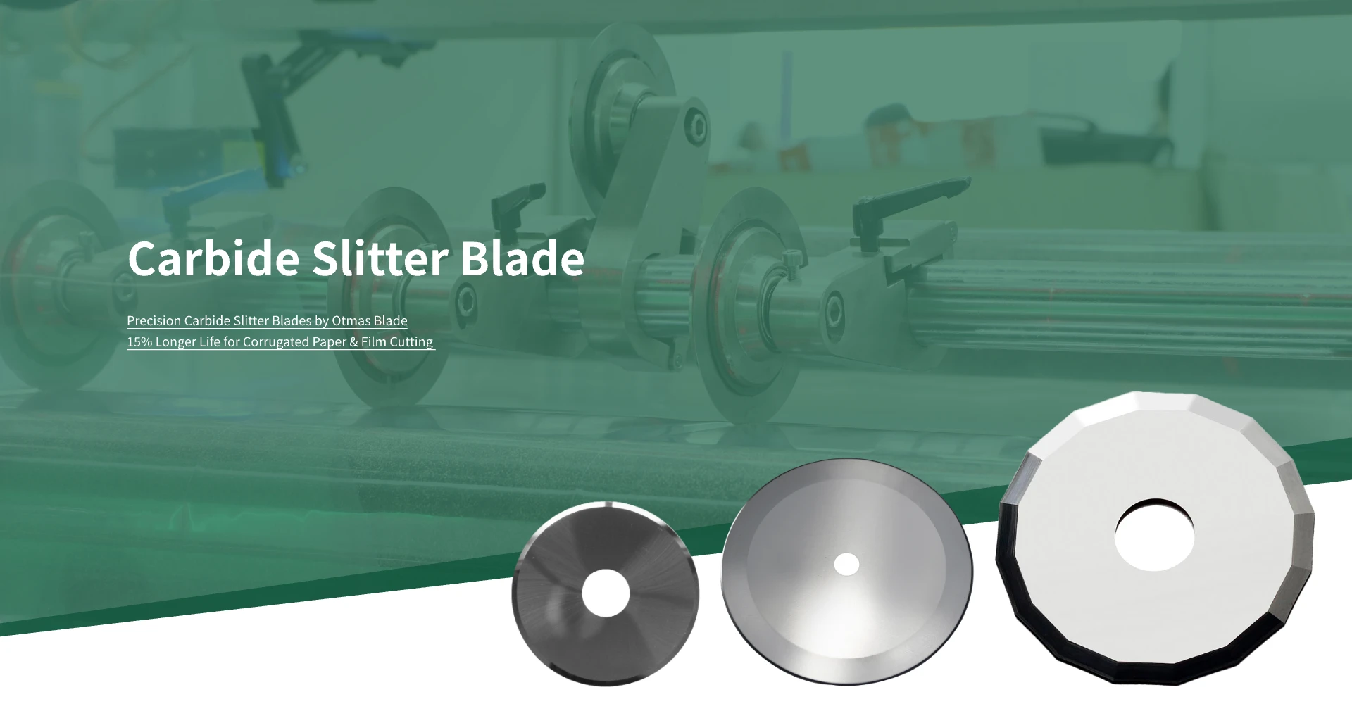 Precision Carbide Slitter Blades by Otmas Blade