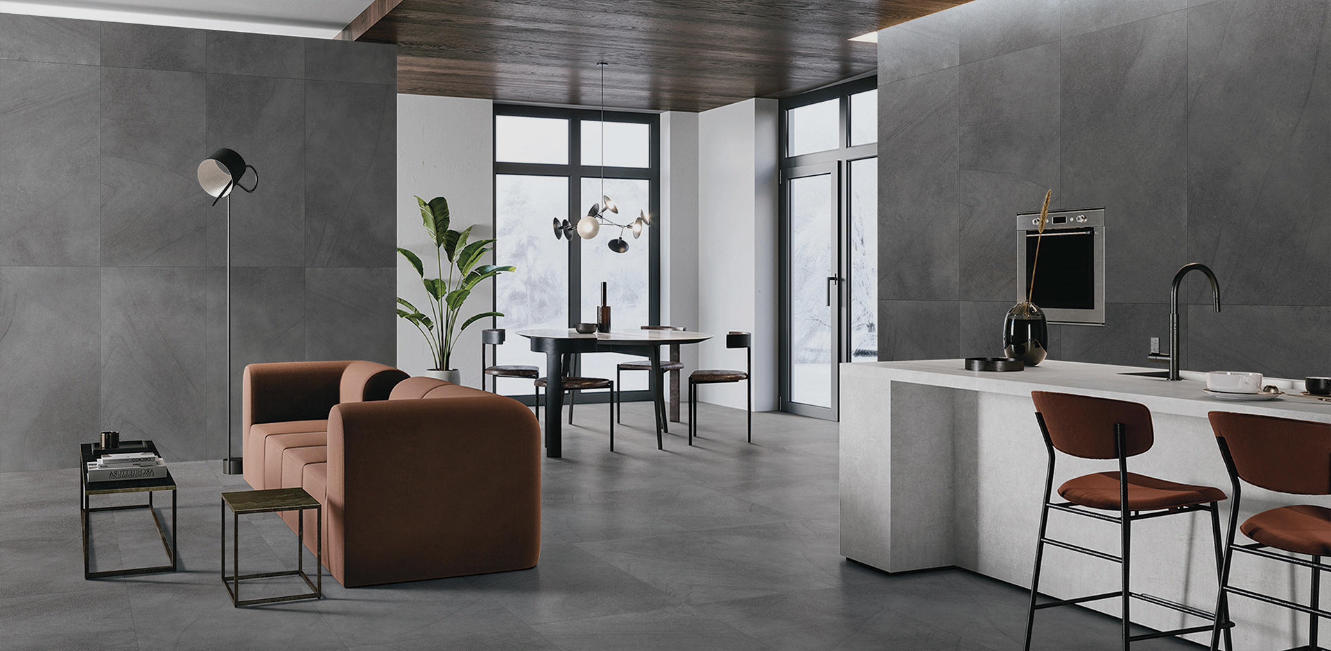 Stone-Effect Porcelain Series