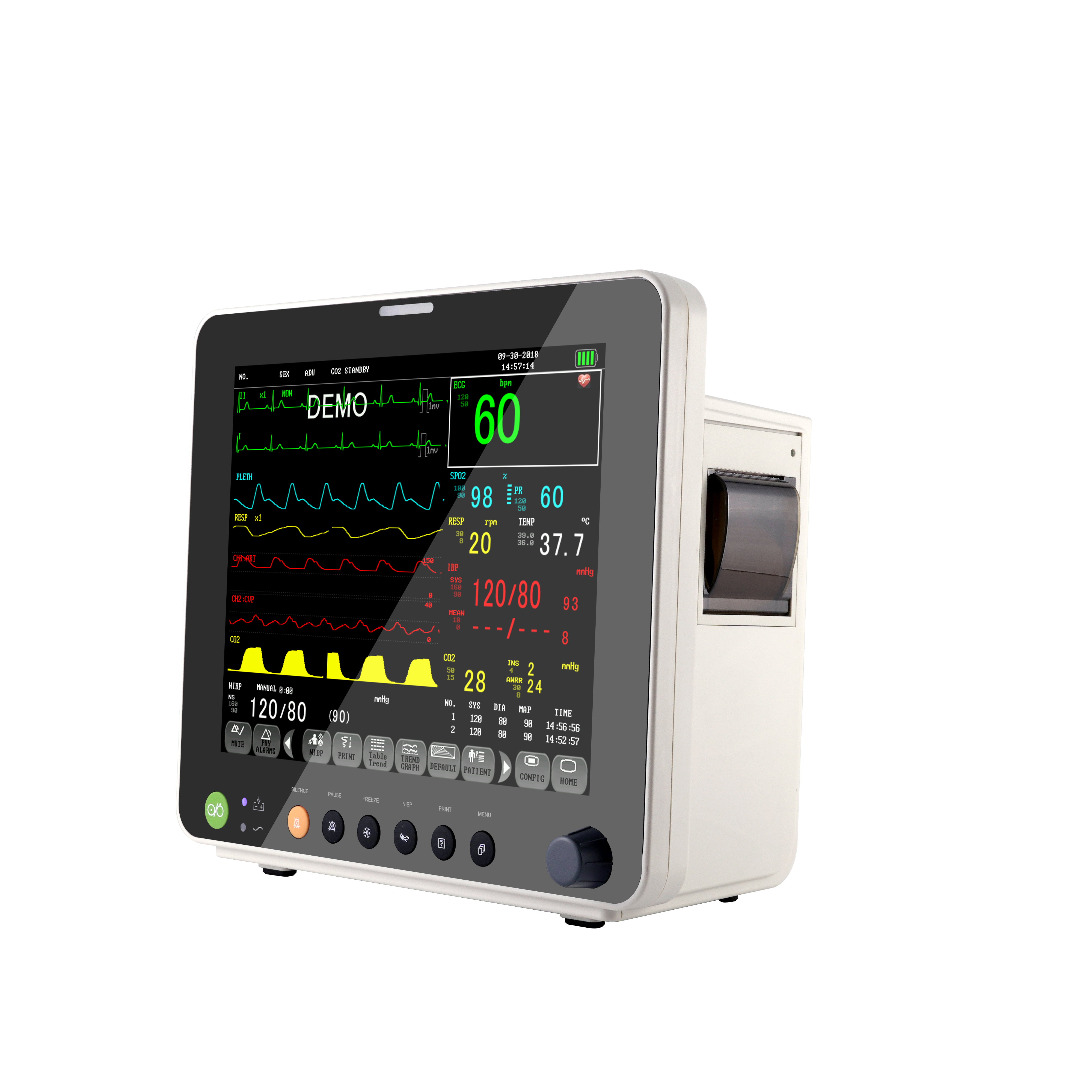 PM12F Multi-Parameter Patient Monitor