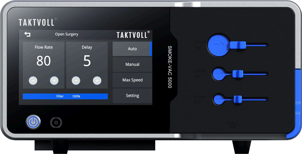 Flagship LCD Touch Screen Medical Smoke Evacuator SMOKE-VAC 5000