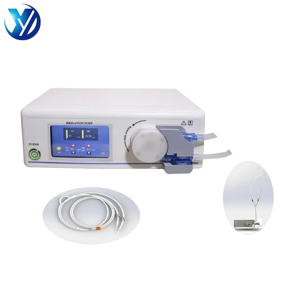 Irrigation pump and disposable sterile infusion catheter