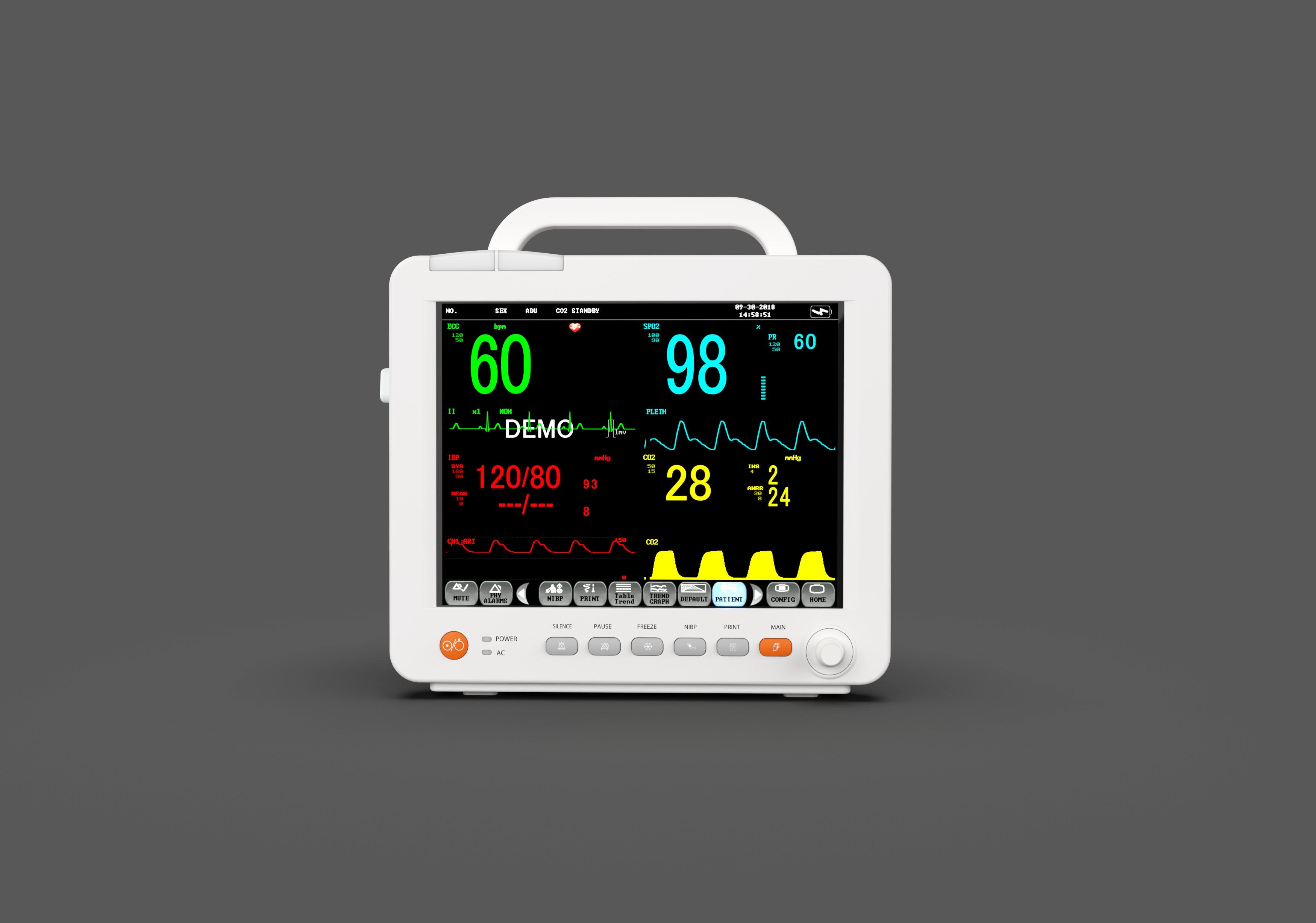 PM12H Multi-Parameter Patient Monitor