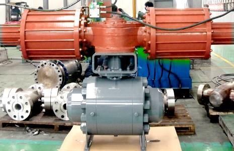 MMV Metal Seat Trunnion Side Entry Ball Valve