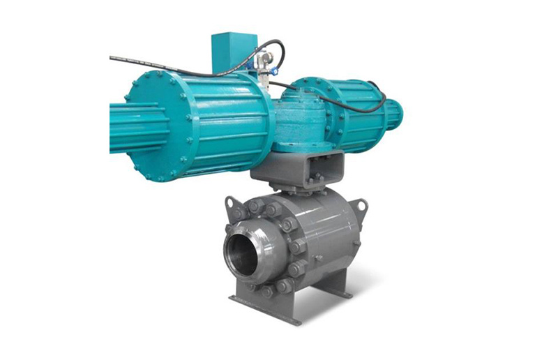 MMV Metal Seat Trunnion Side Entry Ball Valve