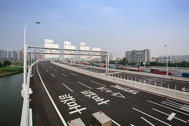 下沙互通至江东大桥高速公路项目通车在即