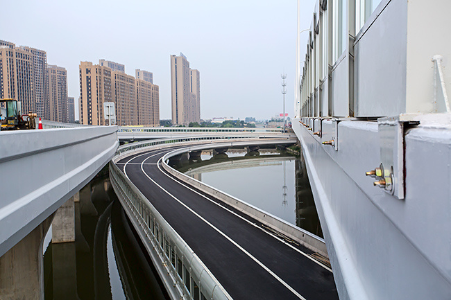 下沙互通至江东大桥高速公路项目通车在即
