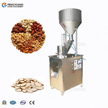 Máquina cortadora de cacahuetes de acero inoxidable Fengxiang FQP-300, rebanadora de almendras