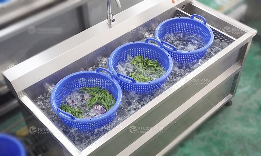  lavado de burbujas de vegetales 
