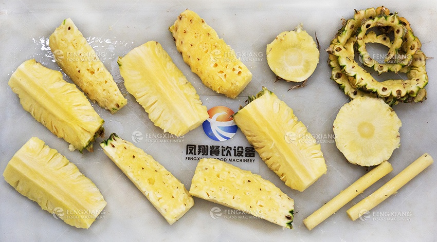  pelado y descorazonamiento de piña 