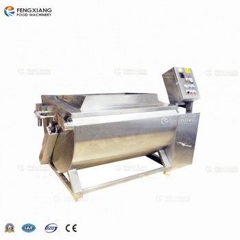 Máquina de limpieza de frutas y verduras inclinable de un solo espacio Fengxiang FXC-70