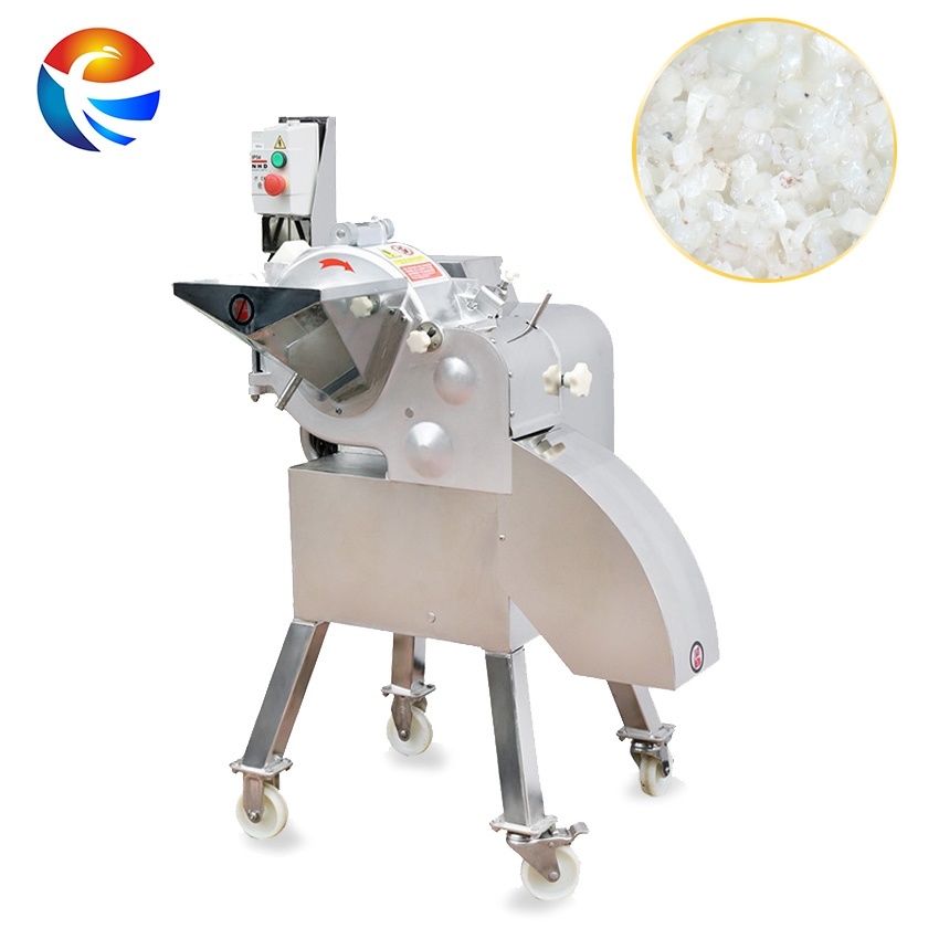 Máquina picadora de camarones de mariscos Fengxiang CD-800, máquina de corte y troceado de cangrejos de río