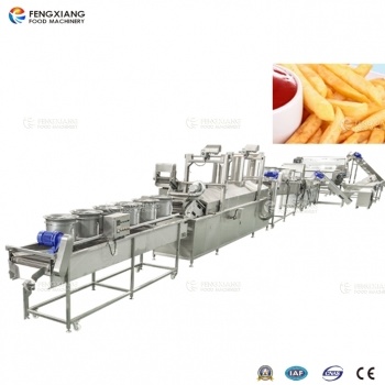 máquina industrial de producción de patatas fritas, patatas fritas y freír