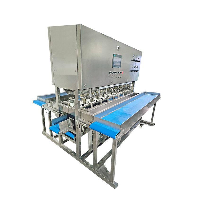  máquina de pelar mangos de 16 estaciones 