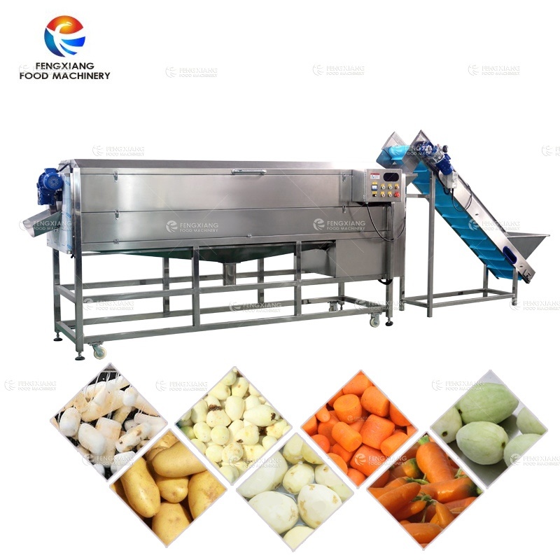 Lavadora y peladora de vegetales tipo tornillo LXTP-3000