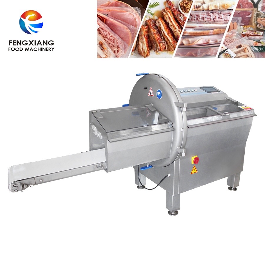 Cortadora de carne congelada de alta velocidad Fengxiang FKP-25, máquina automática para cortar tocino