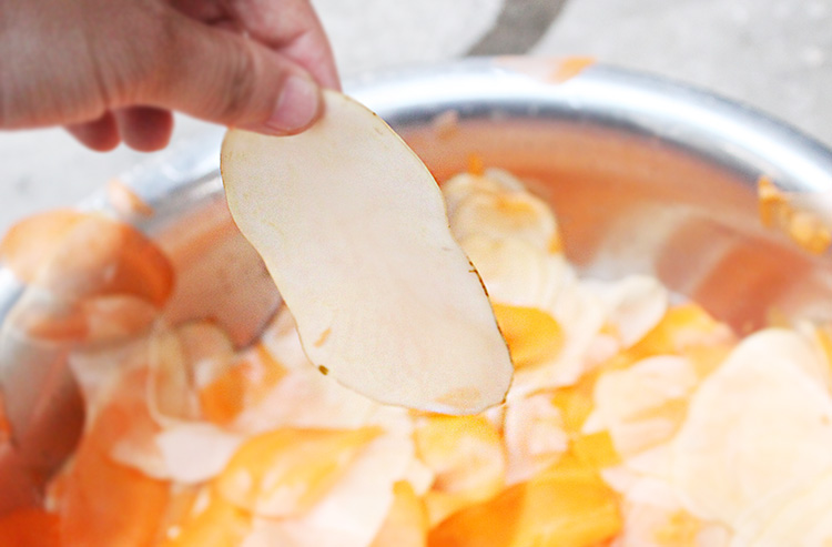  chips de zanahoria 