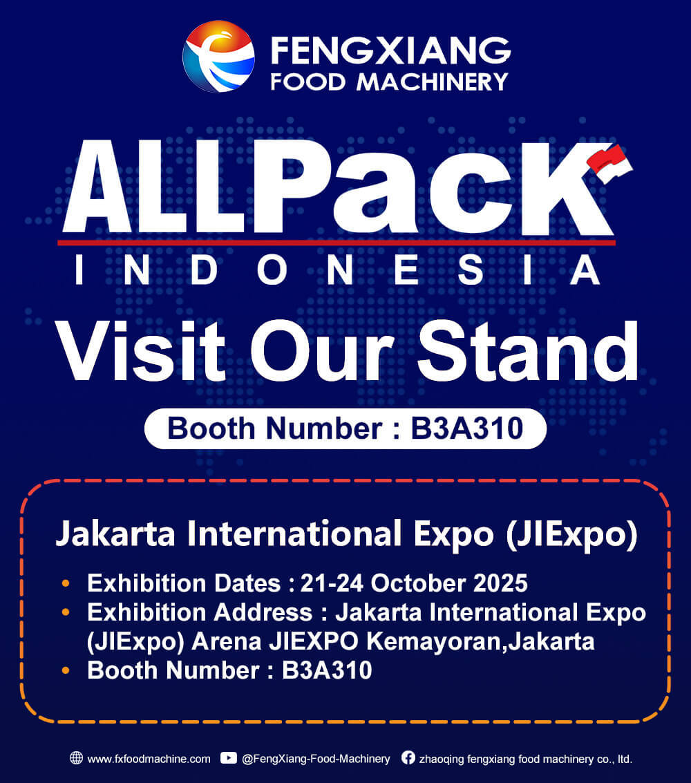 ¡VISITA NUESTRO STAND! En la Exposición de Embalaje y Maquinaria para Alimentos de Indonesia 2025