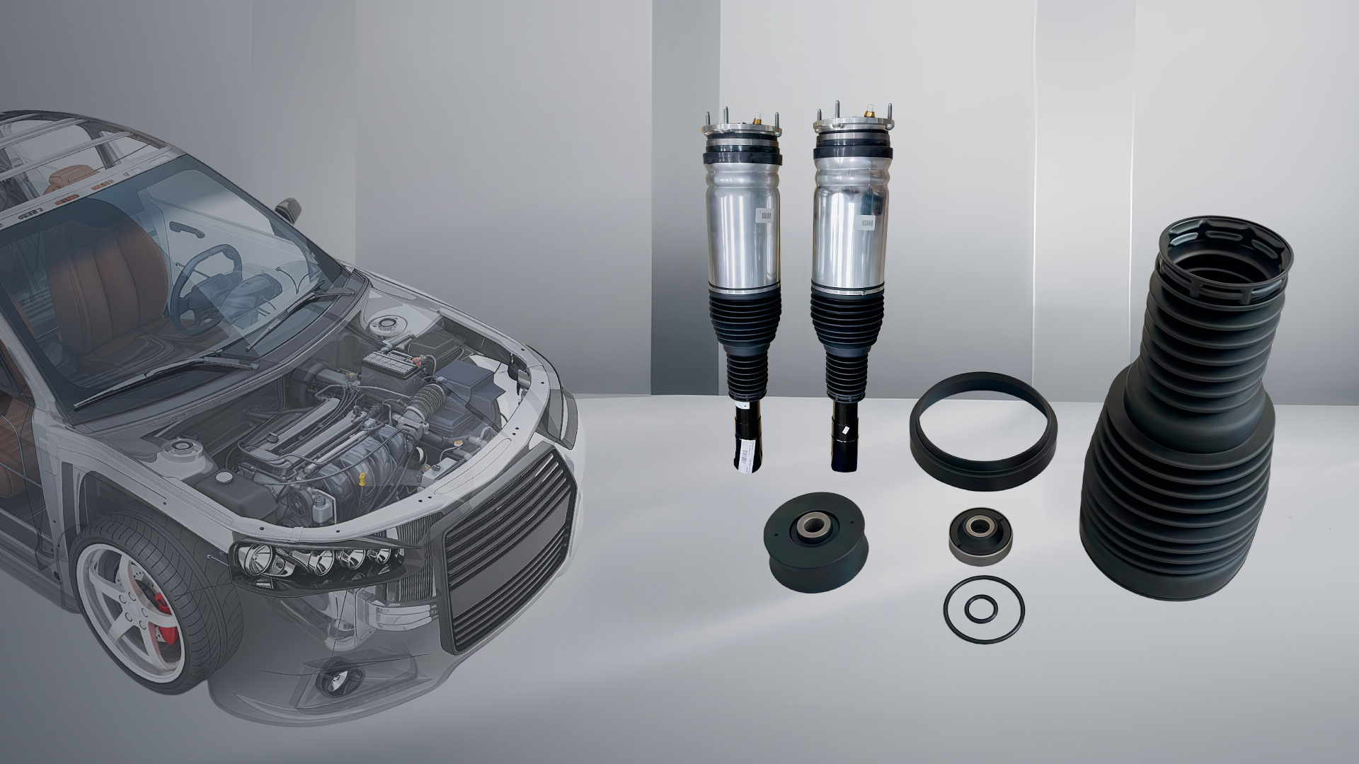 Suitable for Land Rover Range Rover L405 and L494 shock absorbers
