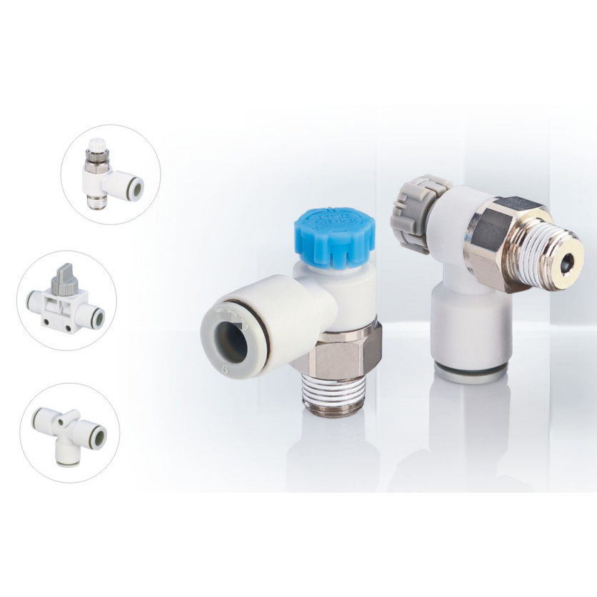 SMC series/Meter/Inch Type One Touch Fittings
