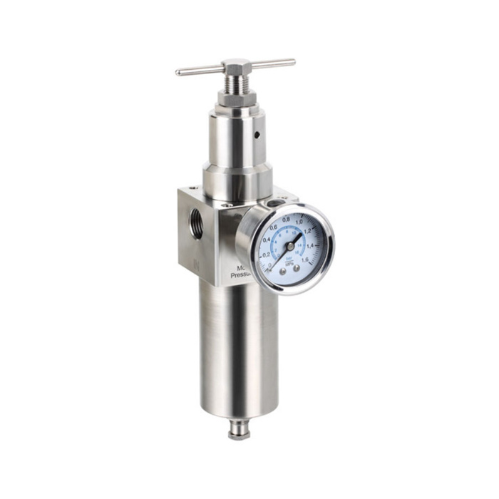 Stainless steel filter regulator