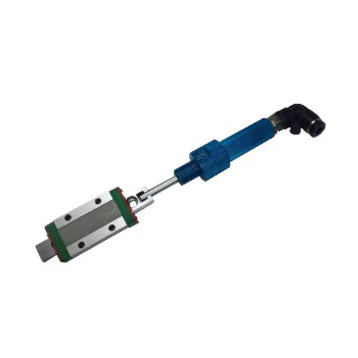 Upper and lower rail single acting cylinder