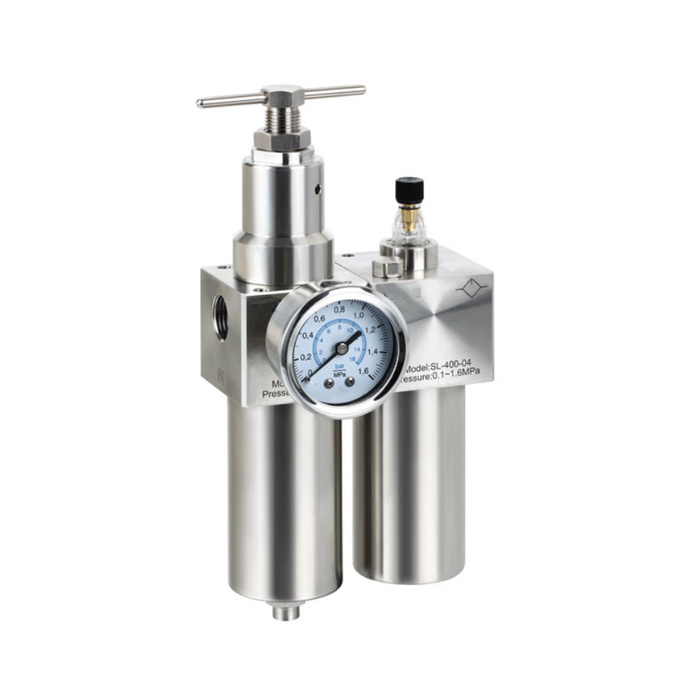 Stainless steel mini F.R.L combination