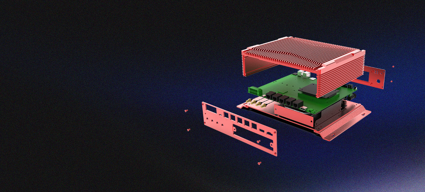 Aluminum extruded housing