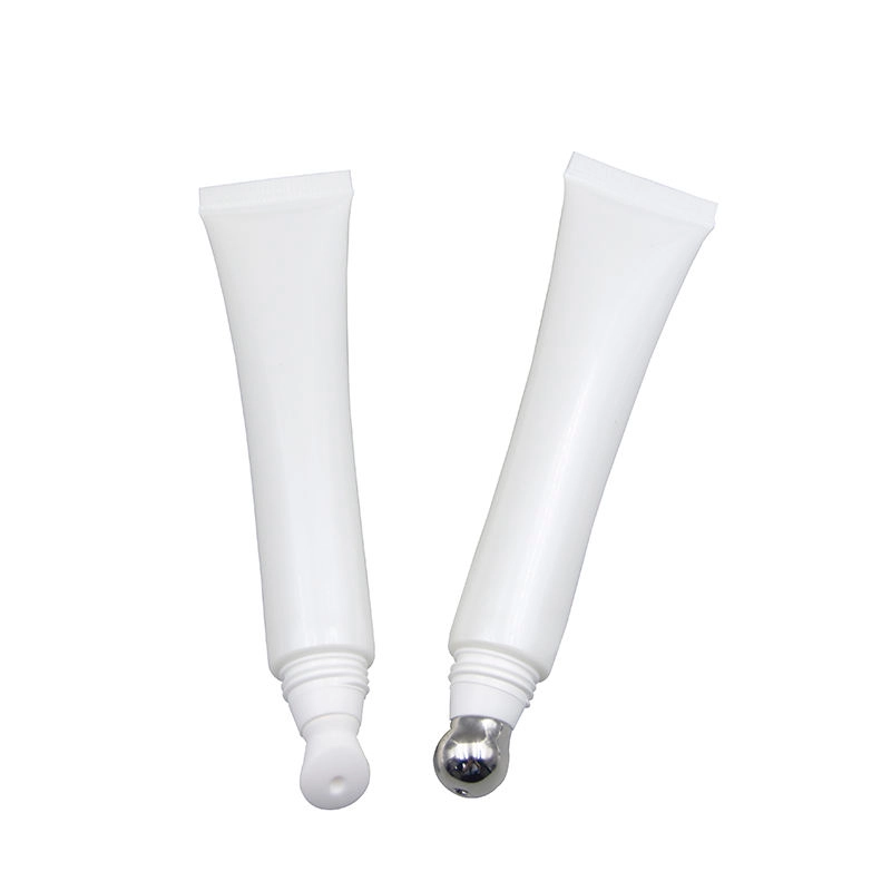 Customized Empty Lipgloss Tubes 10ml/20ml Round Cosmetic Squeeze Tubes for Makeup for Lip Gloss And Eye Cream