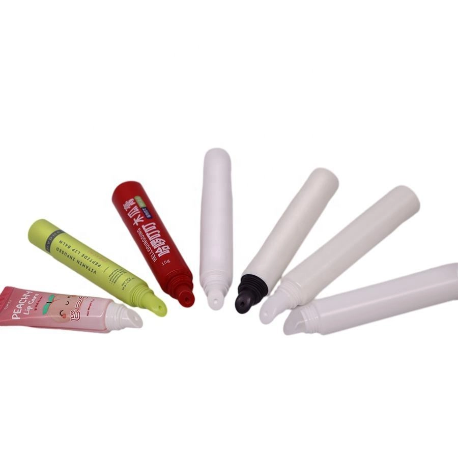 OEM Custom Empty Squeeze Tubes 10ml 15ml 20ml 30ml Plastic Tubes for Cream Sunscreen Eye Cream Lip Balm