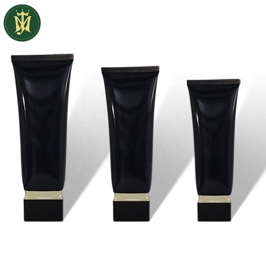 Tube carré ou rond en plastique vide de 15 ml à 70 ml avec bouchon carré ; tube pour écran solaire, lotion corporelle, fond de teint, cosmétiques, soins de la peau