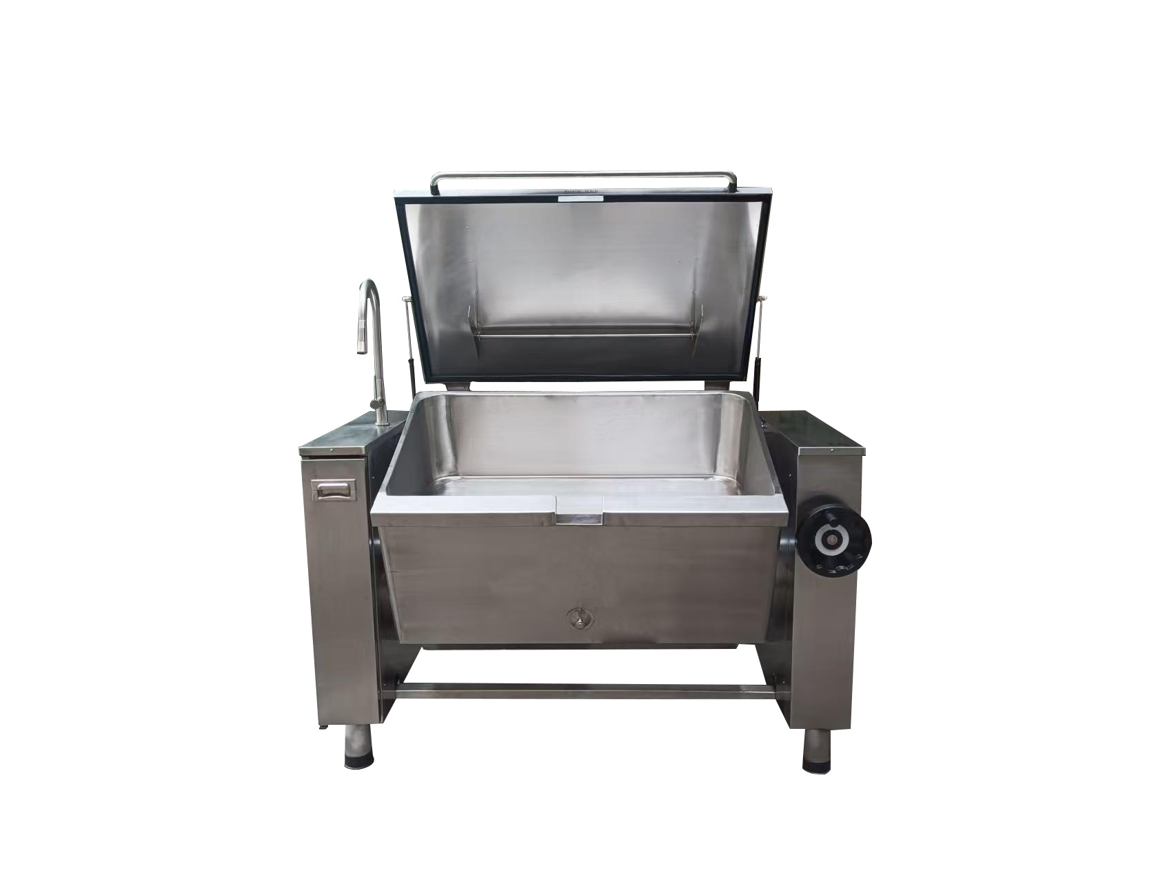 Sartén Bratt de acero inoxidable con cesta y grifo