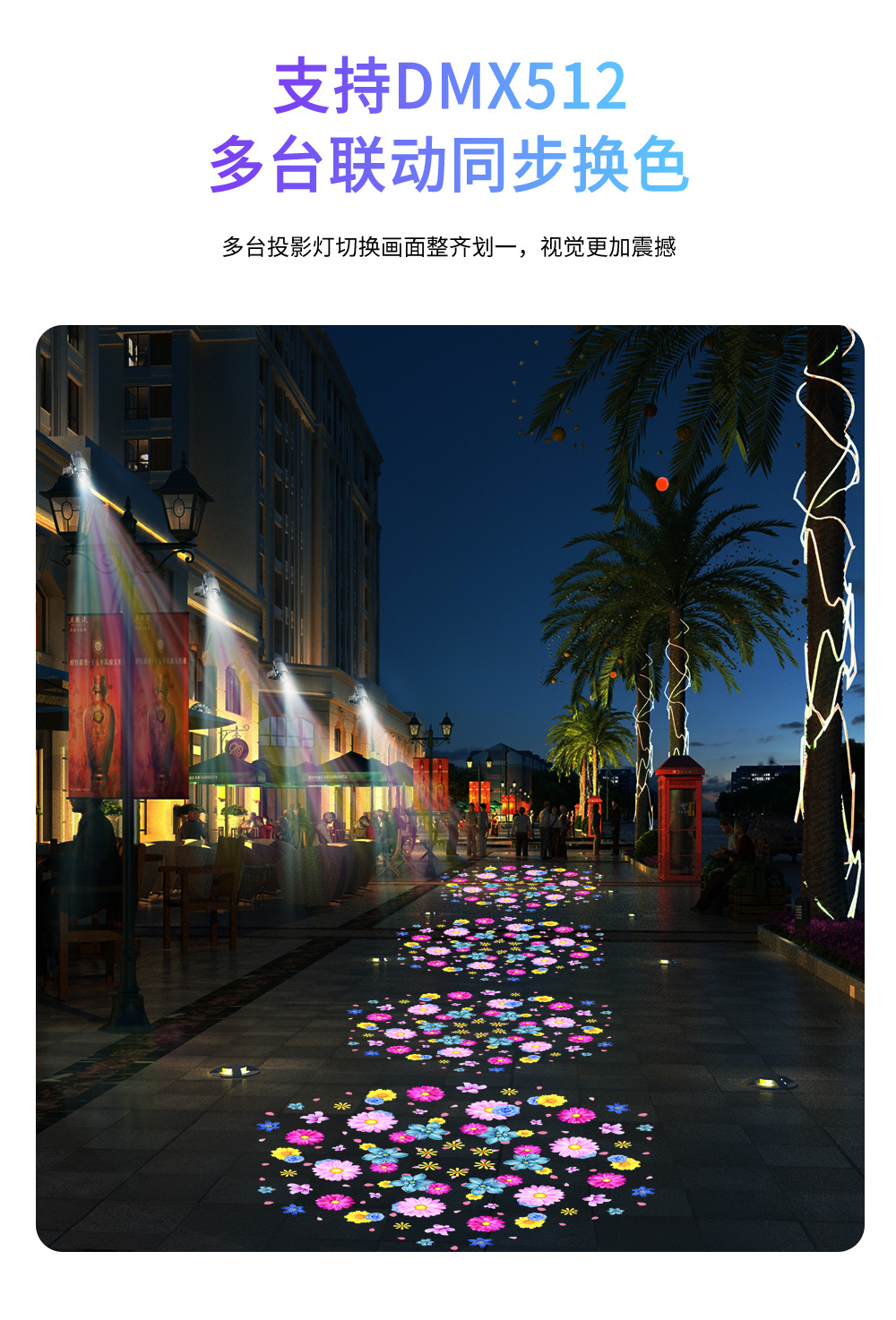 多图动态投影灯