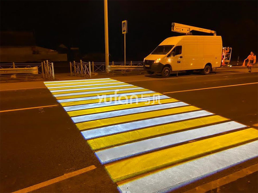 Zebra crossing safety warning projector lamp Zebra crossing safety warning projector lamp