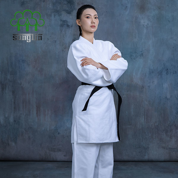 Farbiger Judoanzug