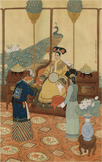 1891年，光绪•慈禧太后特赐天福号进宫腰牌一块