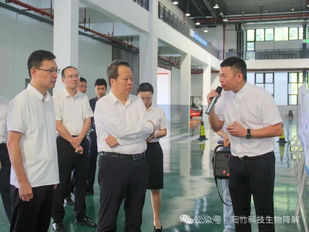 福建省农发行行长冯学、永春县县长张照绿重点考察福建阳竹新材料科技有限公司
