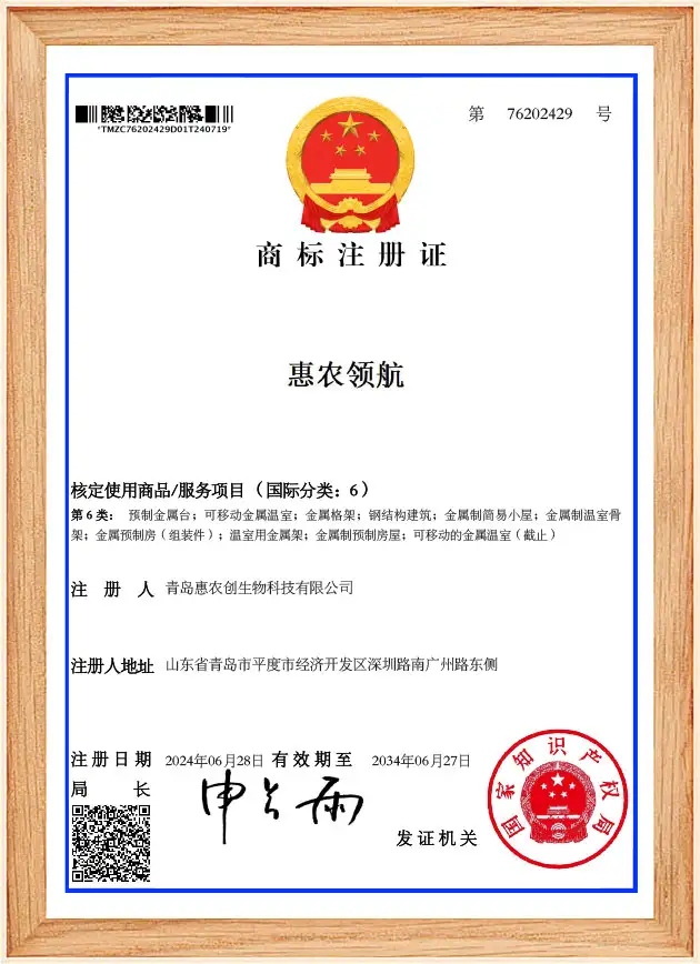 Trademark Registration Certificate