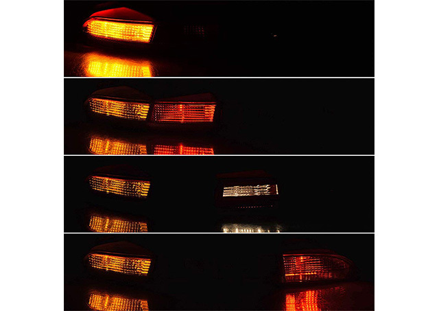  HAAP Rear Left & Right Lower Bumper Tail Light Reverse Stop Lamp Fit for Audi Q3 12-15 8U0945095 + 8U0945096