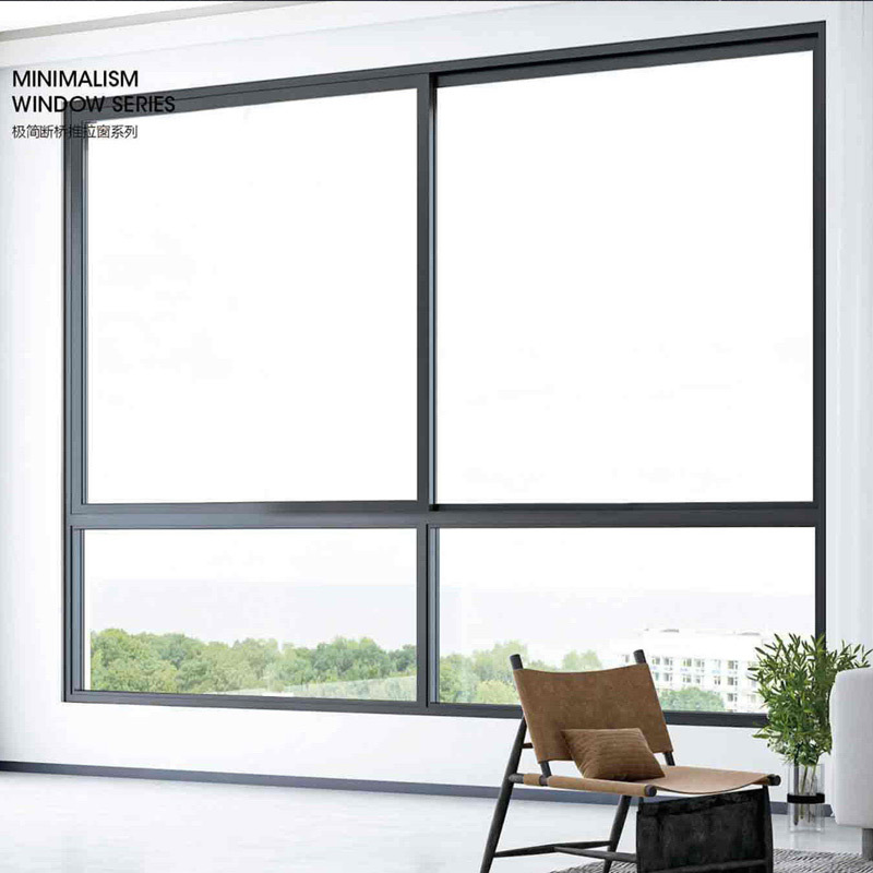 TC56 Serie de ventanas corredizas minimalistas con rotura de puente térmico