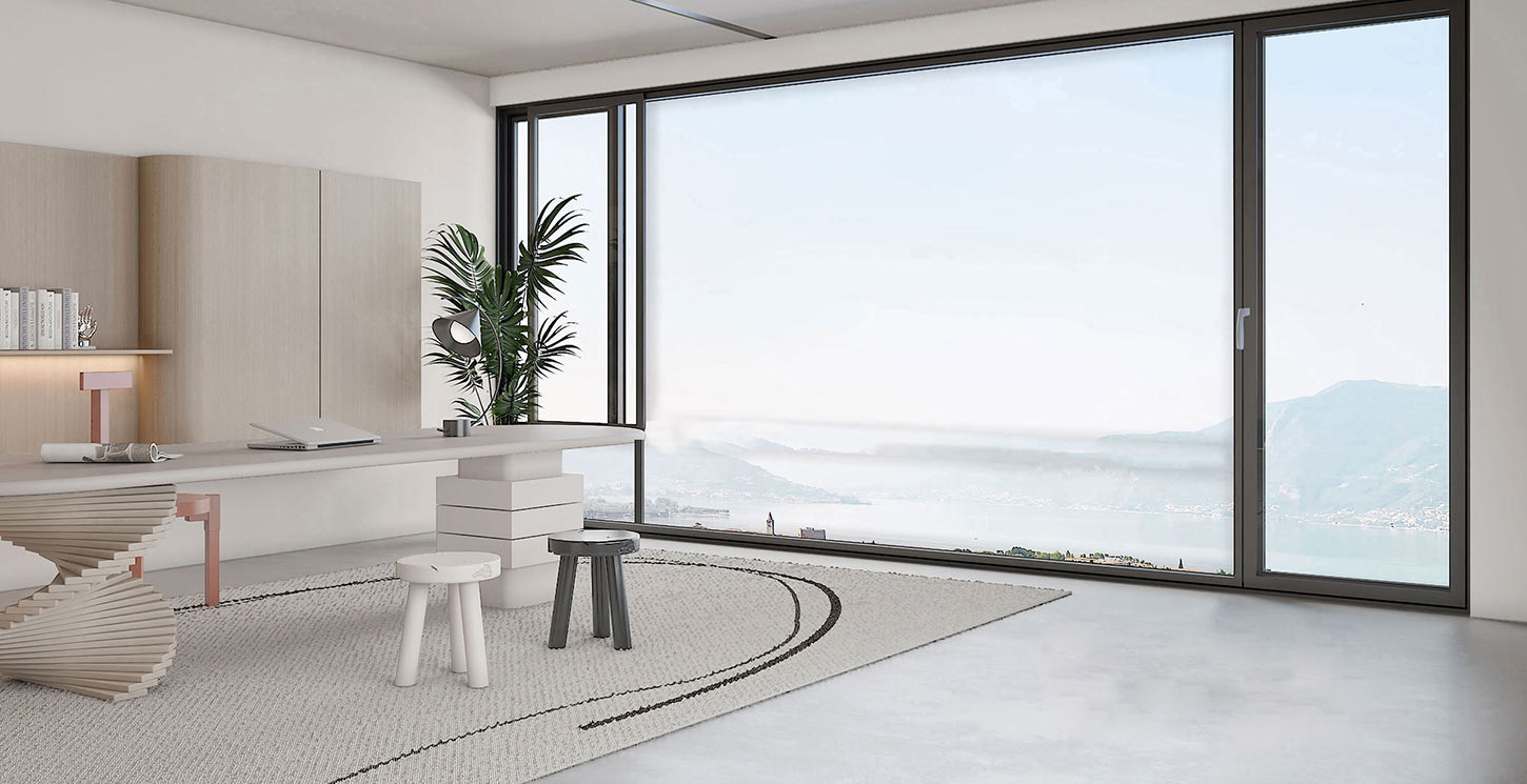 Ventana abatible de corredera PY100 Soldadura láser para una belleza impecable 