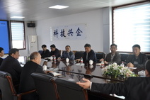 中鋼礦業(yè)公司董事長連民杰一行來到鋼諾公司考察調(diào)研
