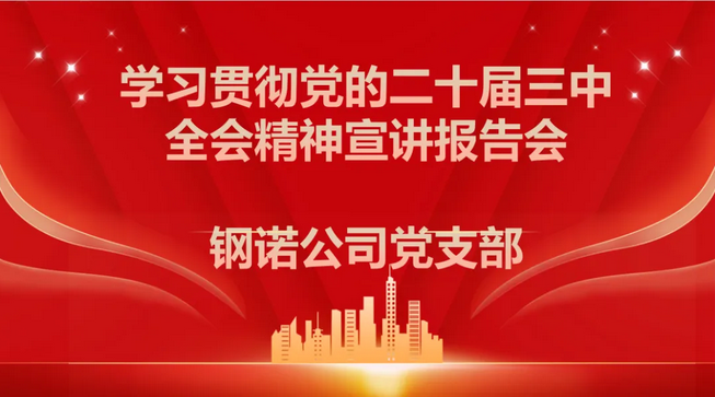 【鋼諾】學(xué)習(xí)二十屆三中全會(huì)精神，把握改革新方向